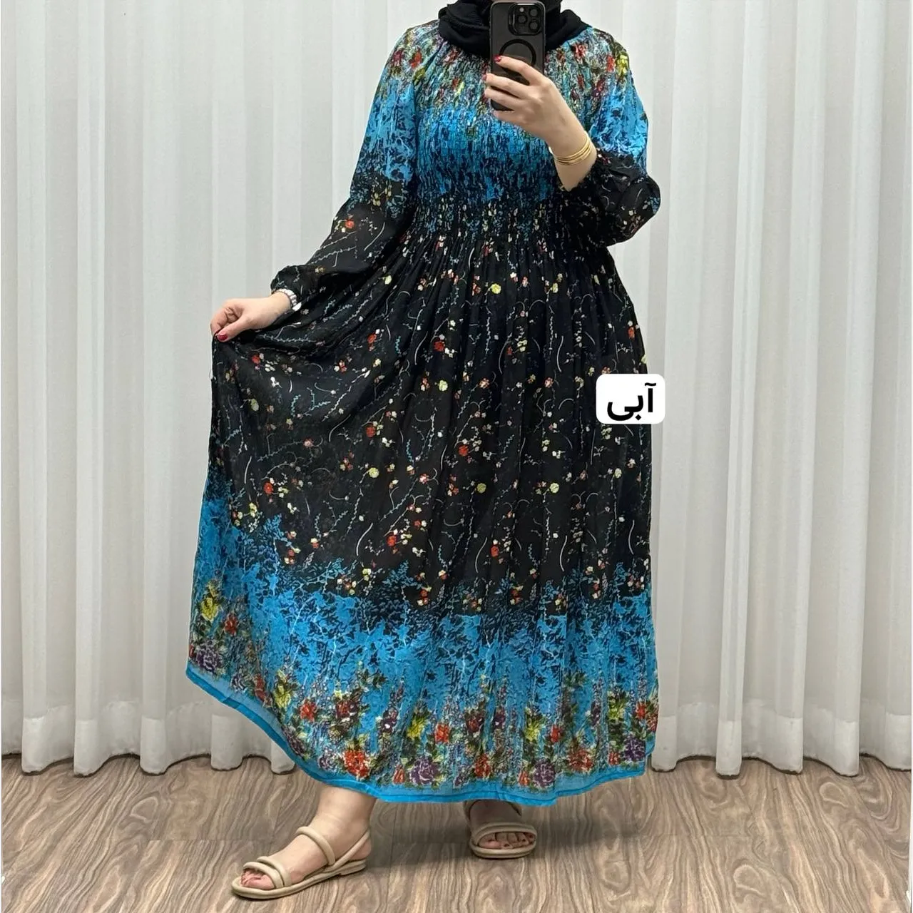 پیراهن کریشه گلریز فری سایز زنانه تا سایز 52 تنخور شیک و راحت چهارفصل بدون آبرفت و رنگ رفت
